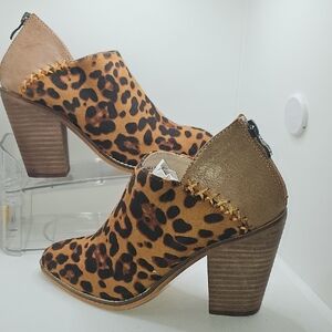 Leopard Print Ankle Bootie